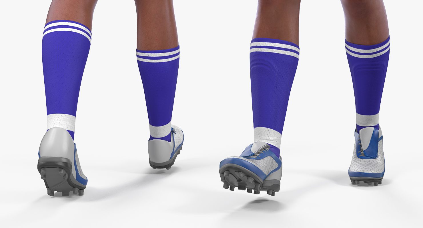 3D model Soccer or Football Player Chelsea Rigged