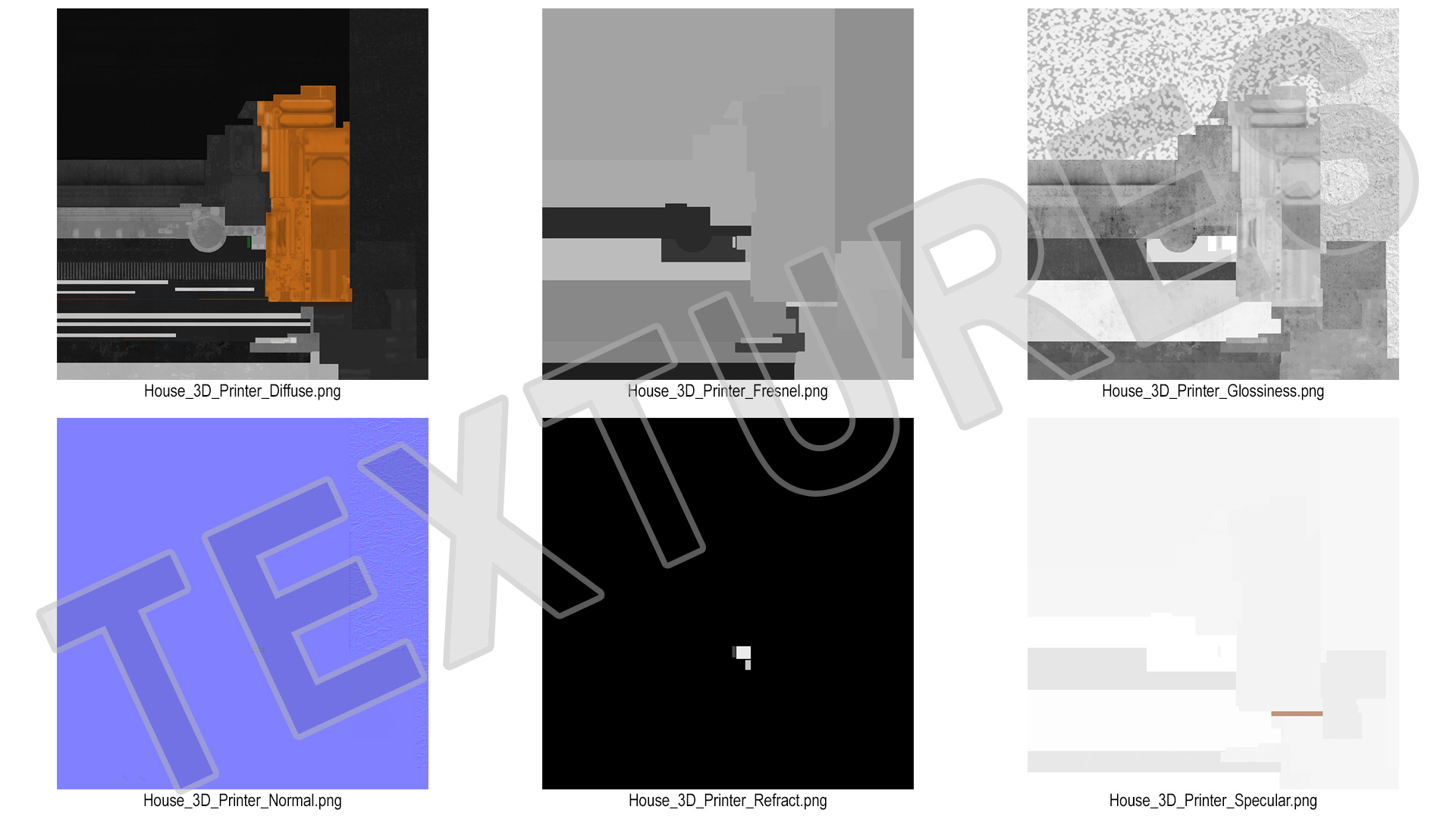 House Construction 3D Printer 3D model