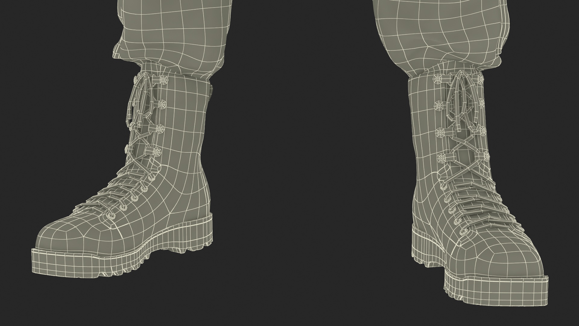 Soldier with Hydration Carrier Backpack 3D model