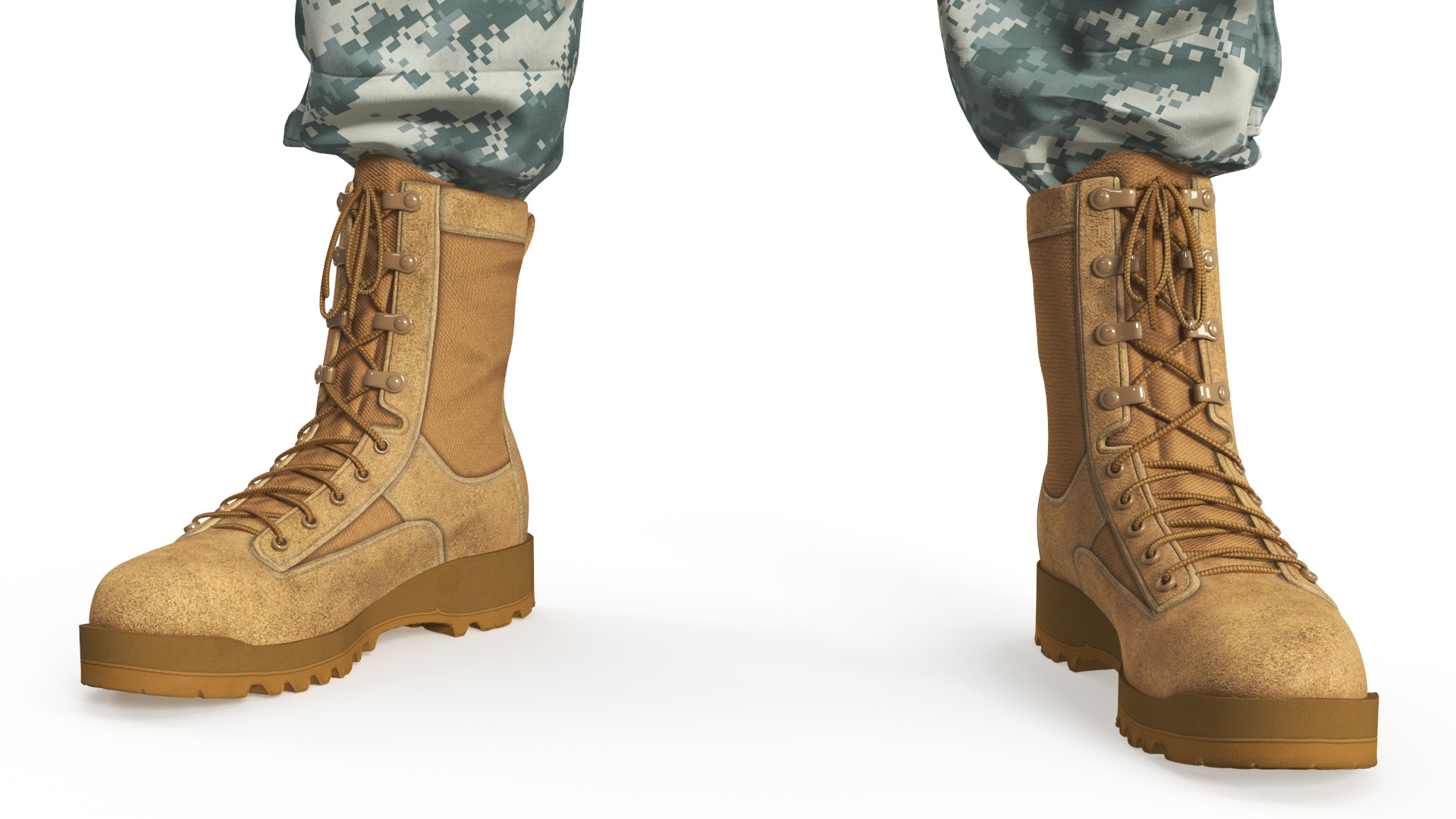 Soldier with Hydration Carrier Backpack 3D model