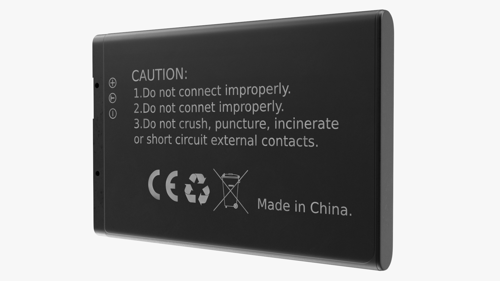 3D model Lithium Ion Phone Battery