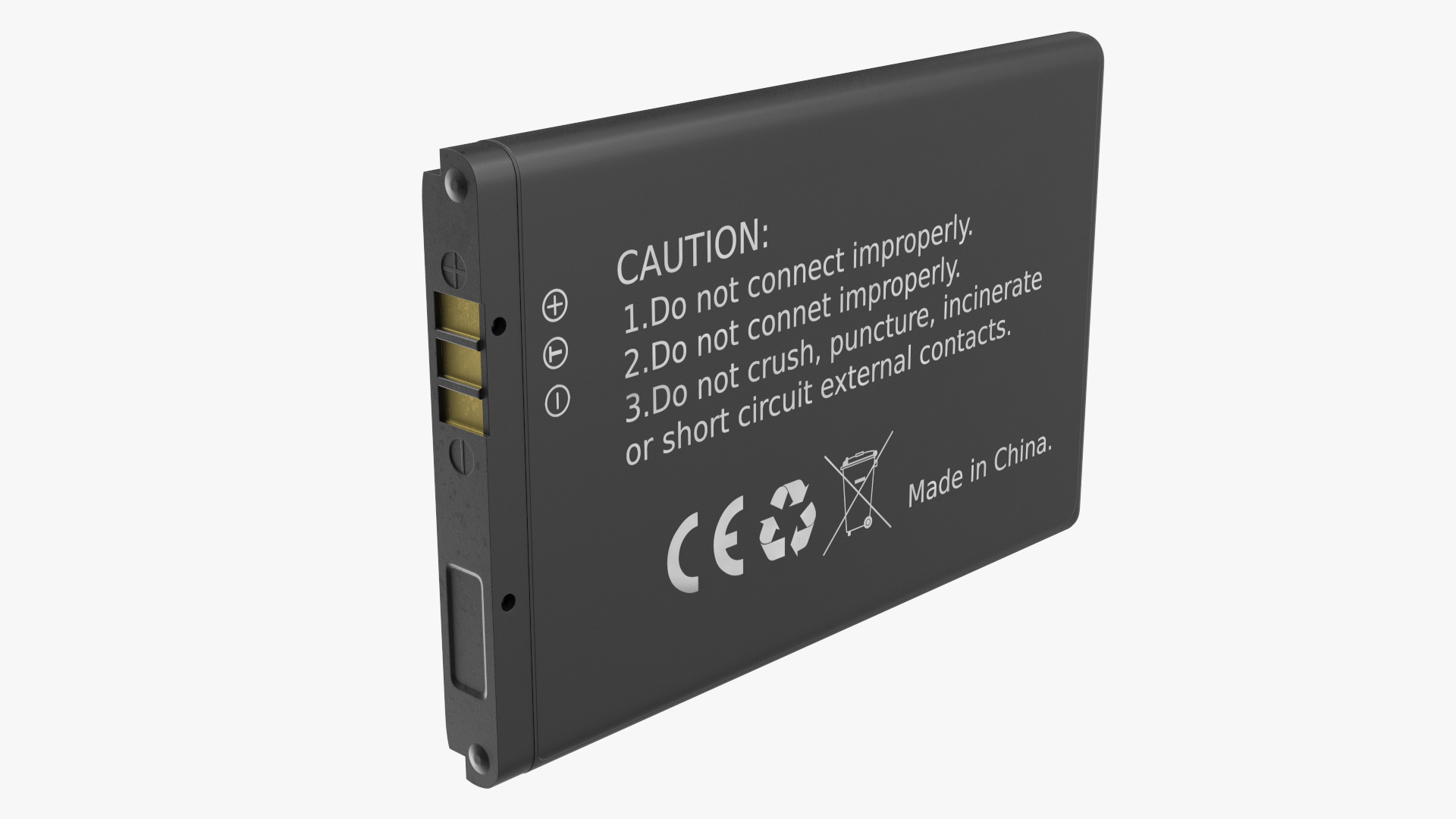 3D model Lithium Ion Phone Battery