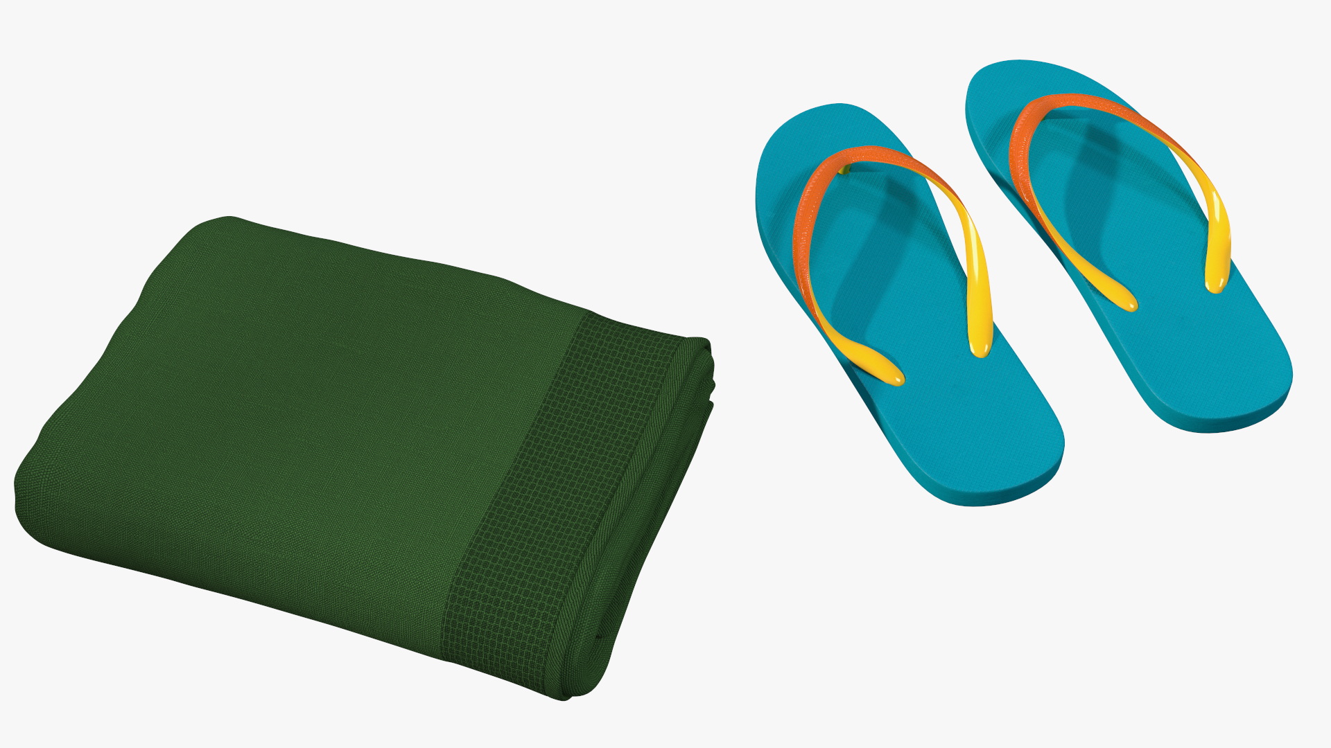 Comfortable Outdoor Pool 3D model