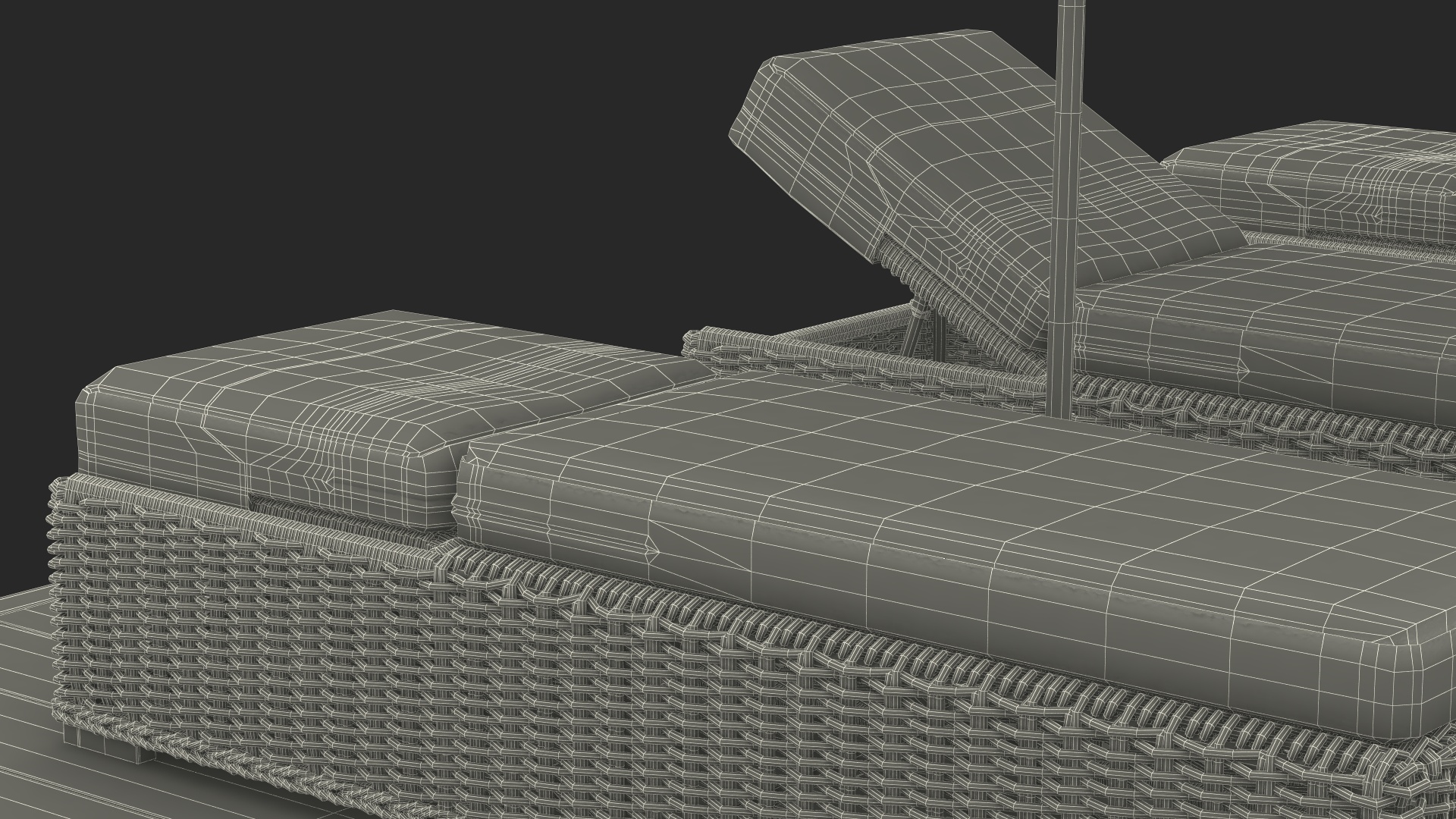 Comfortable Outdoor Pool 3D model