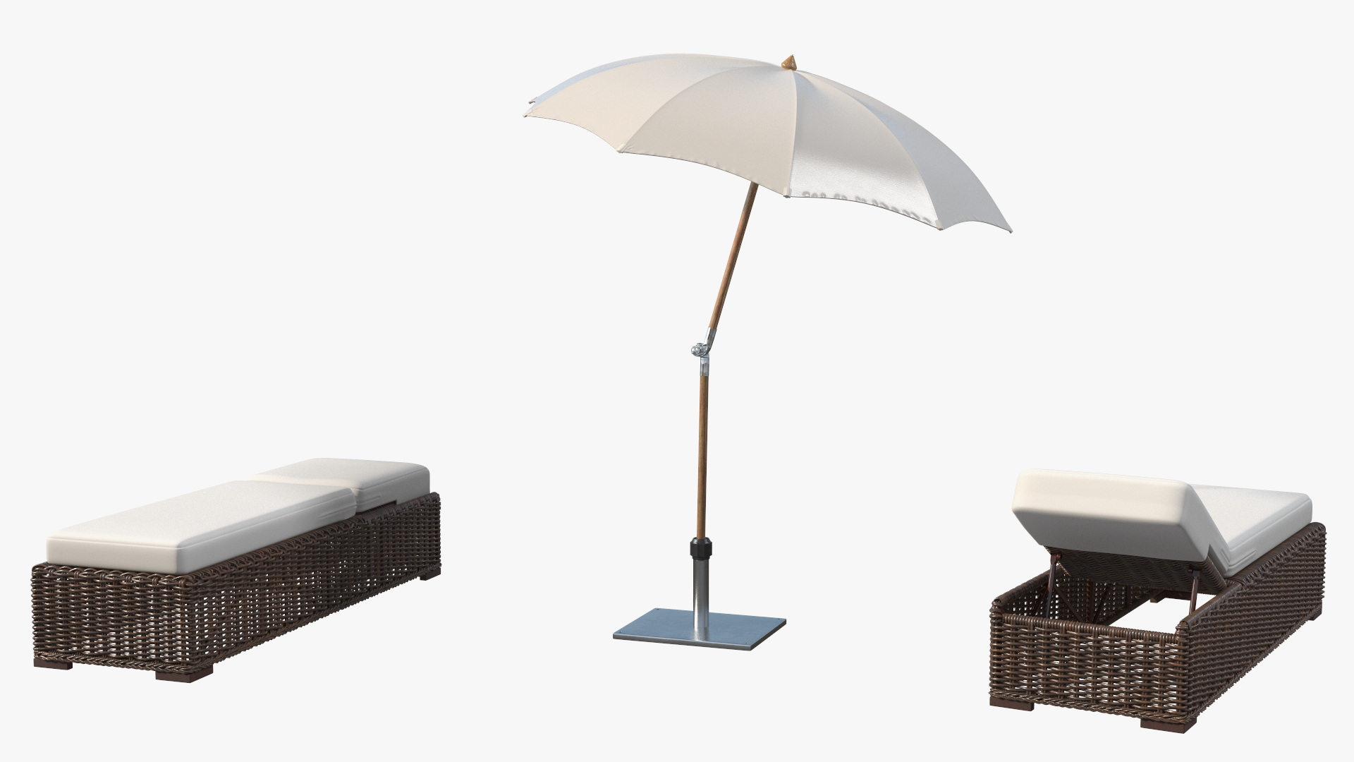 Comfortable Outdoor Pool 3D model
