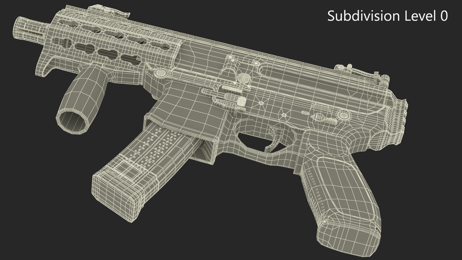 Mini Submachine Gun 3D model