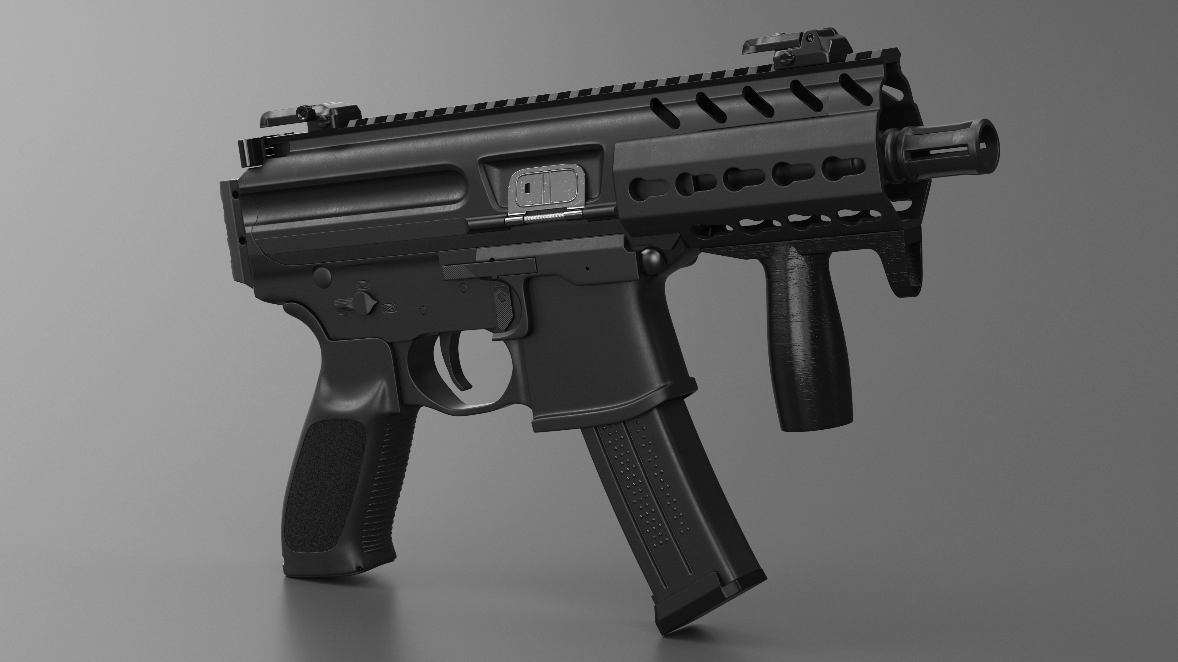 Mini Submachine Gun 3D model