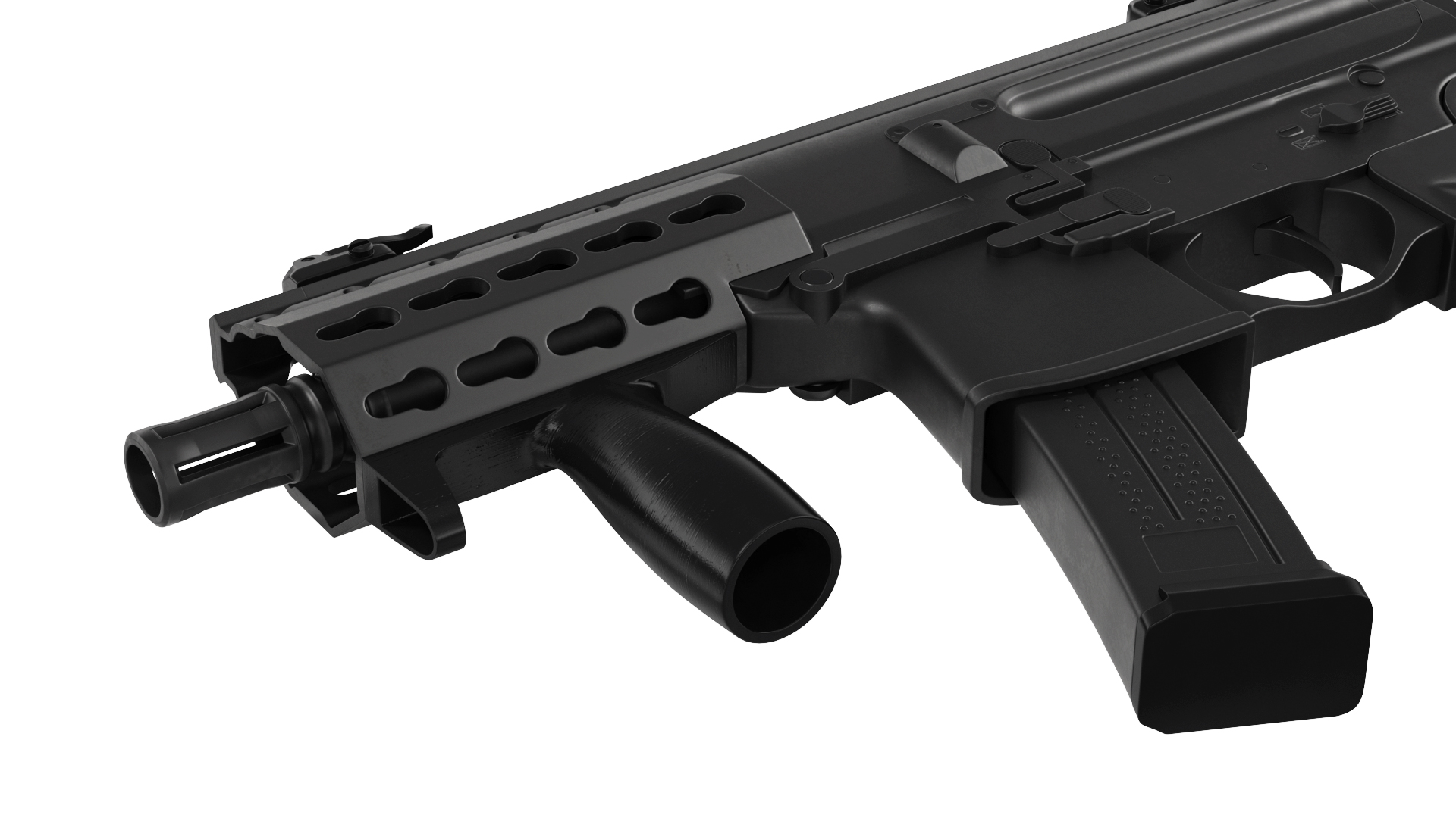 Mini Submachine Gun 3D model