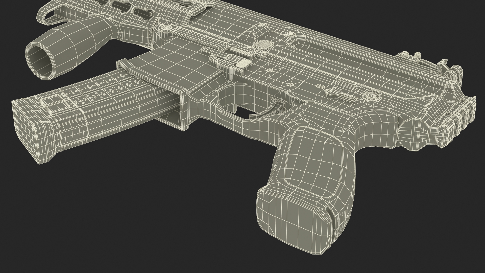 Mini Submachine Gun 3D model