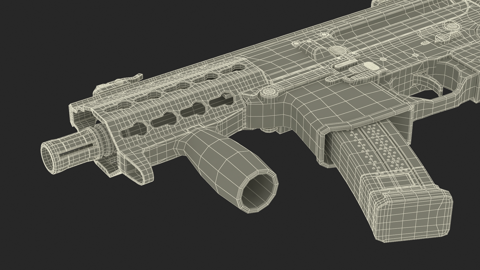 Mini Submachine Gun 3D model