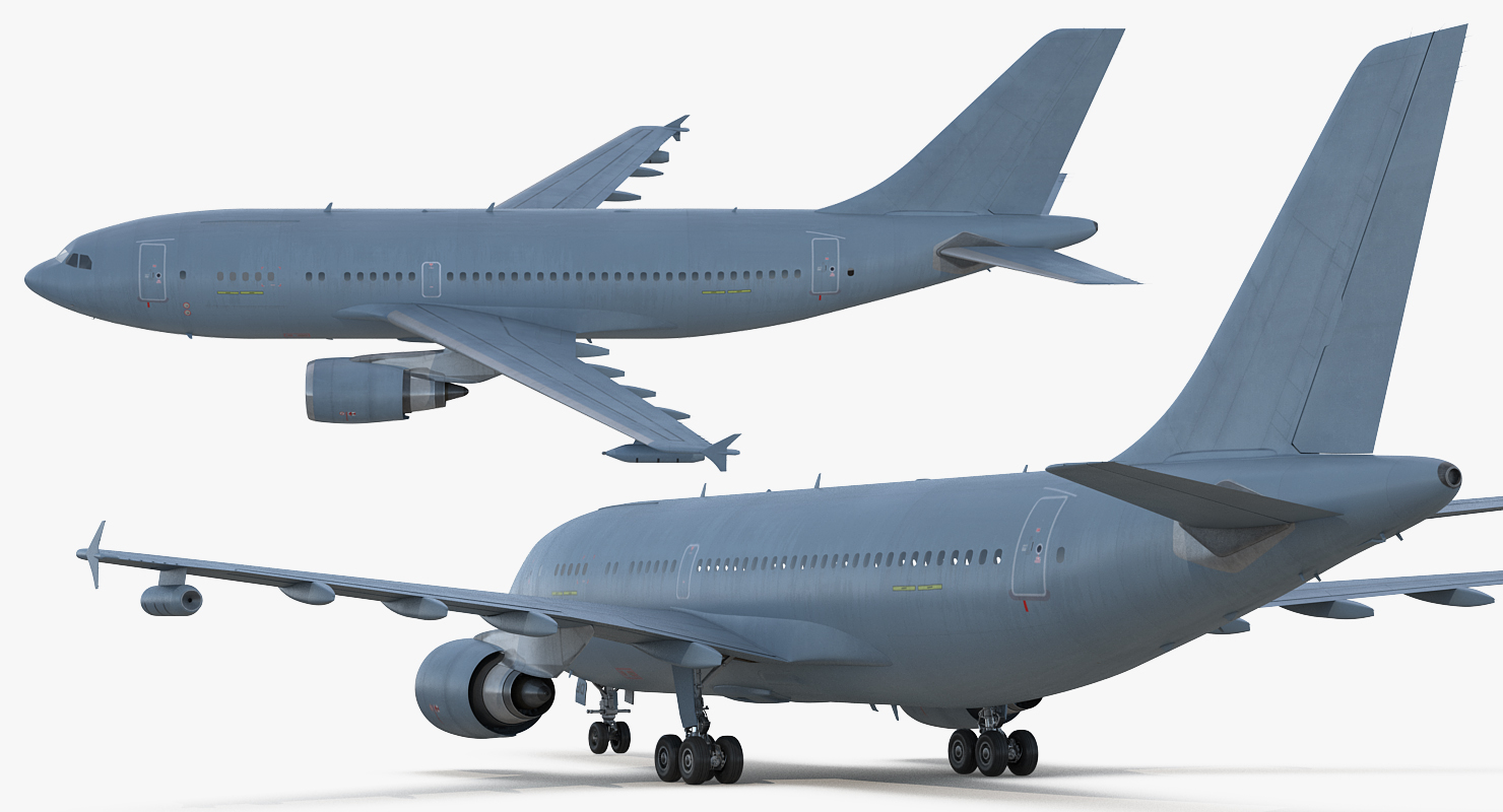 3D Airbus A310 Multi Role Tanker Aircraft Transport Generic