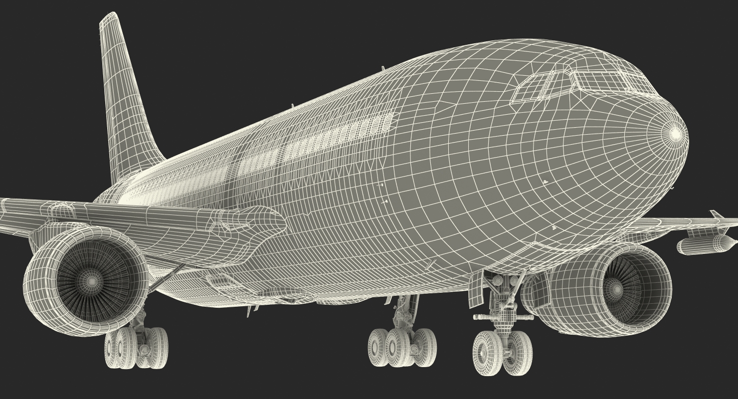 3D Airbus A310 Multi Role Tanker Aircraft Transport Generic