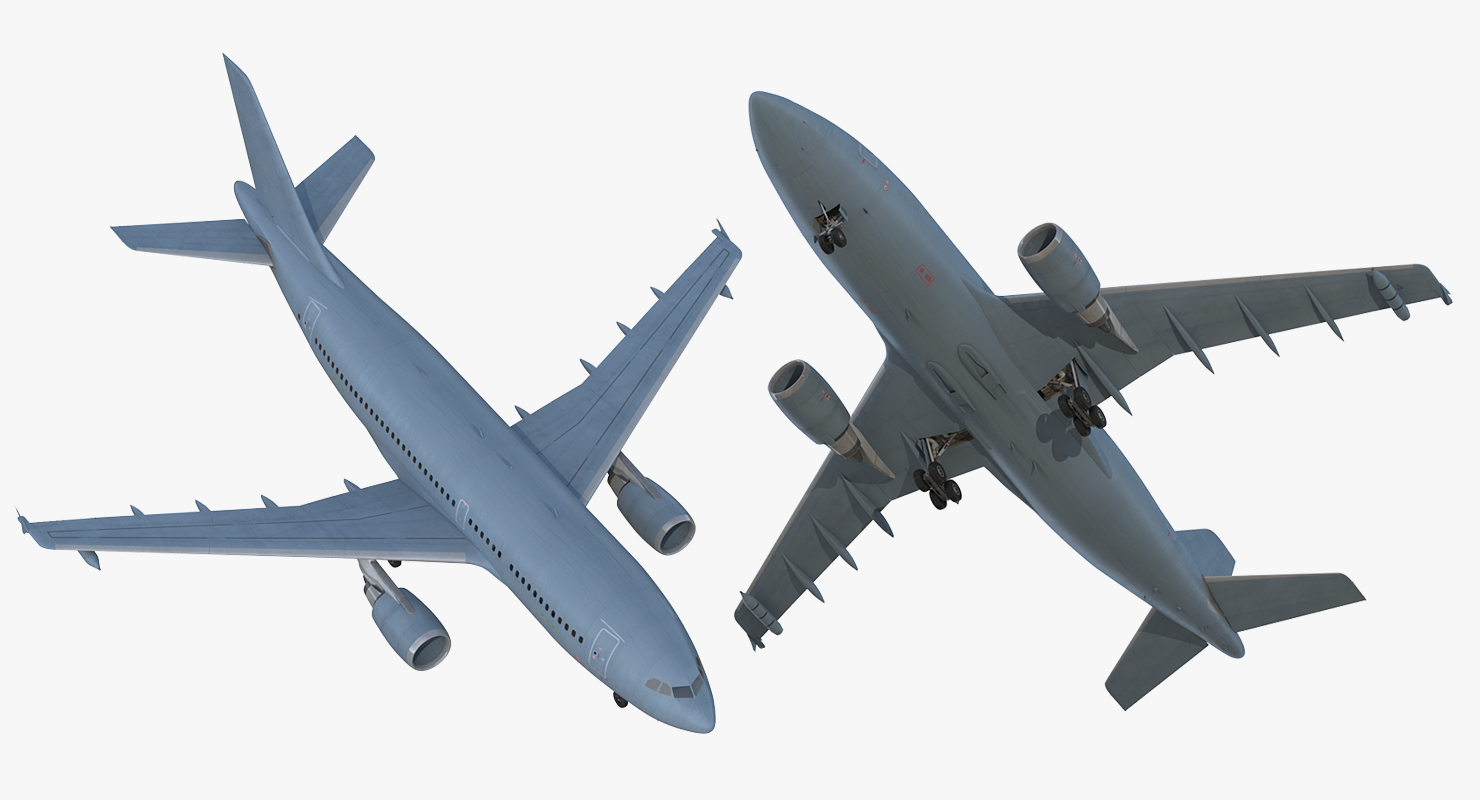 3D Airbus A310 Multi Role Tanker Aircraft Transport Generic