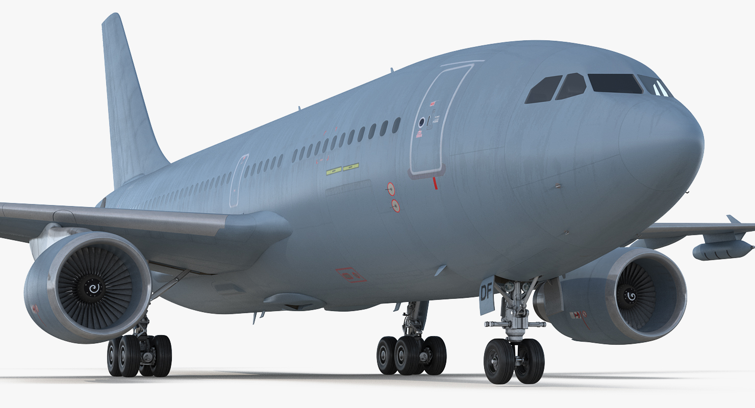 3D Airbus A310 Multi Role Tanker Aircraft Transport Generic
