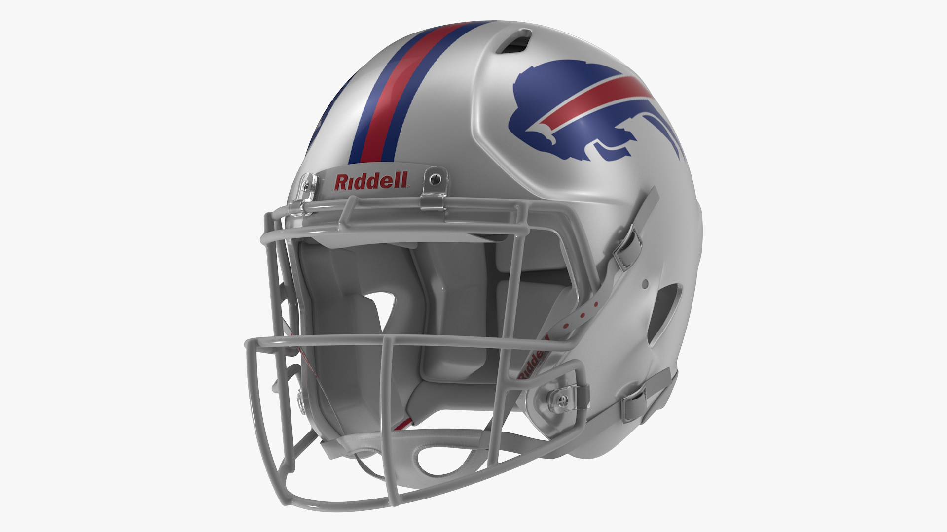 Buffalo Bills American Football Player Running The Ball Fur 3D model