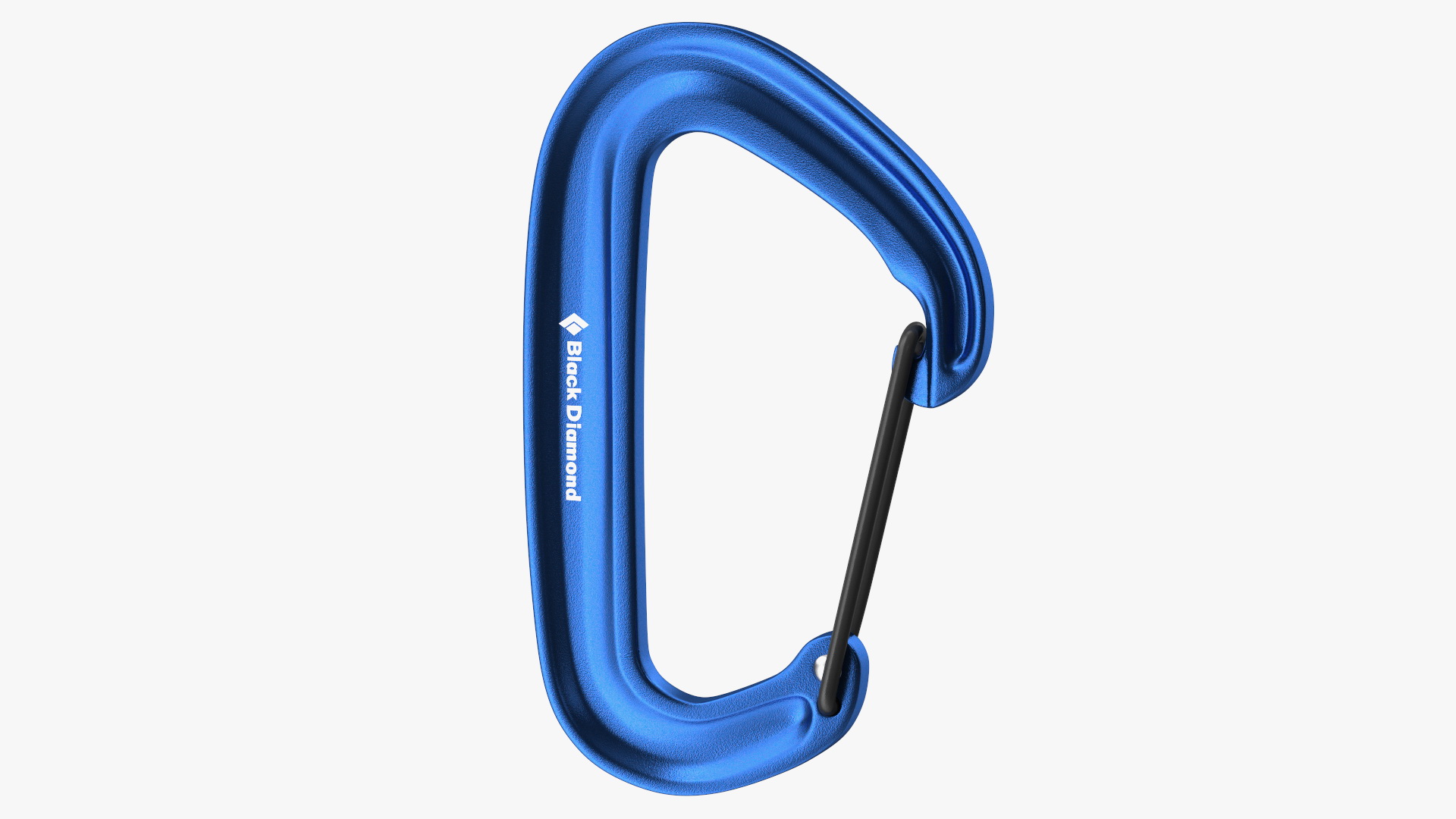 Black Diamond MiniWire Carabiner Closed Blue 3D model
