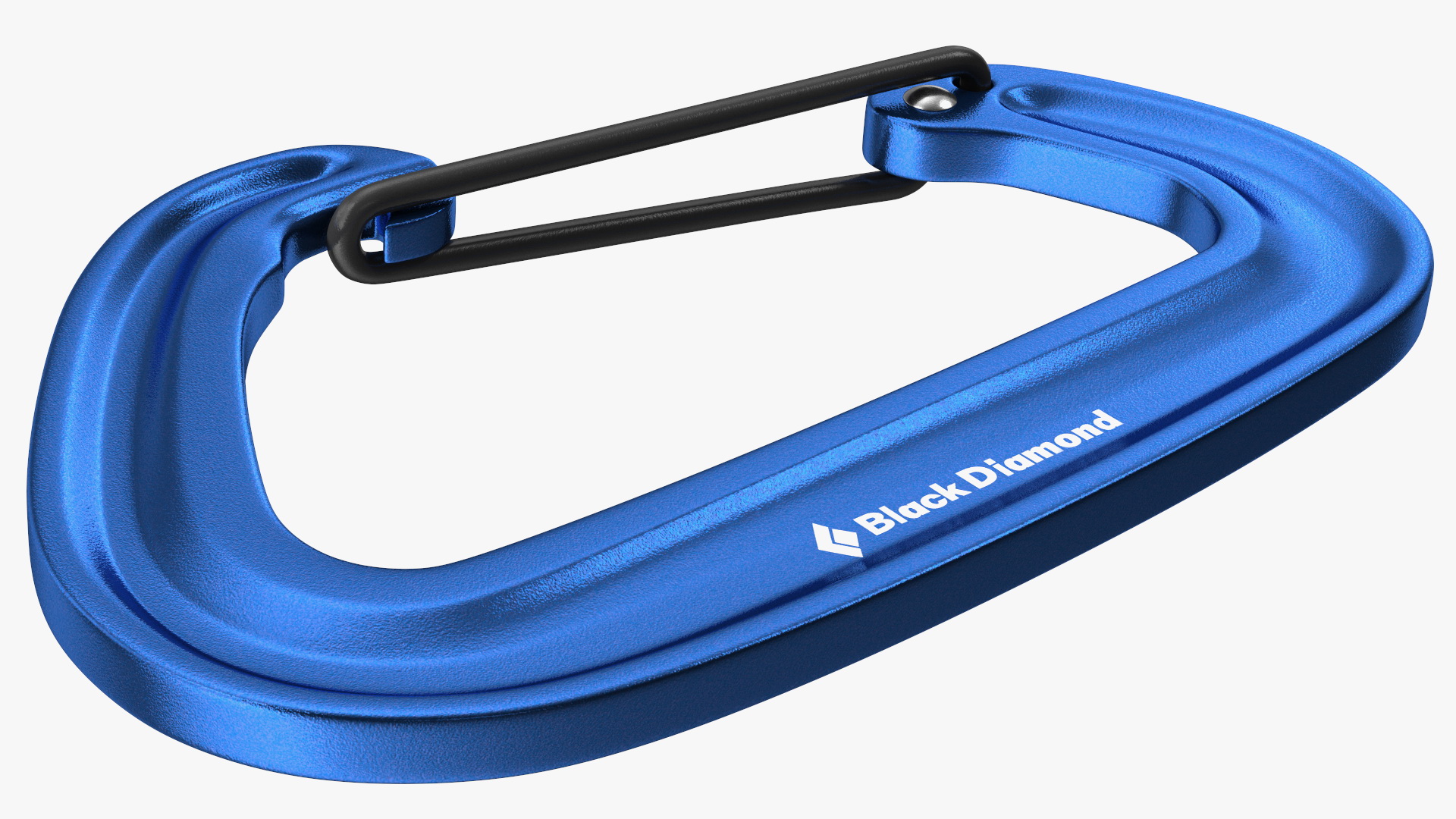 Black Diamond MiniWire Carabiner Closed Blue 3D model