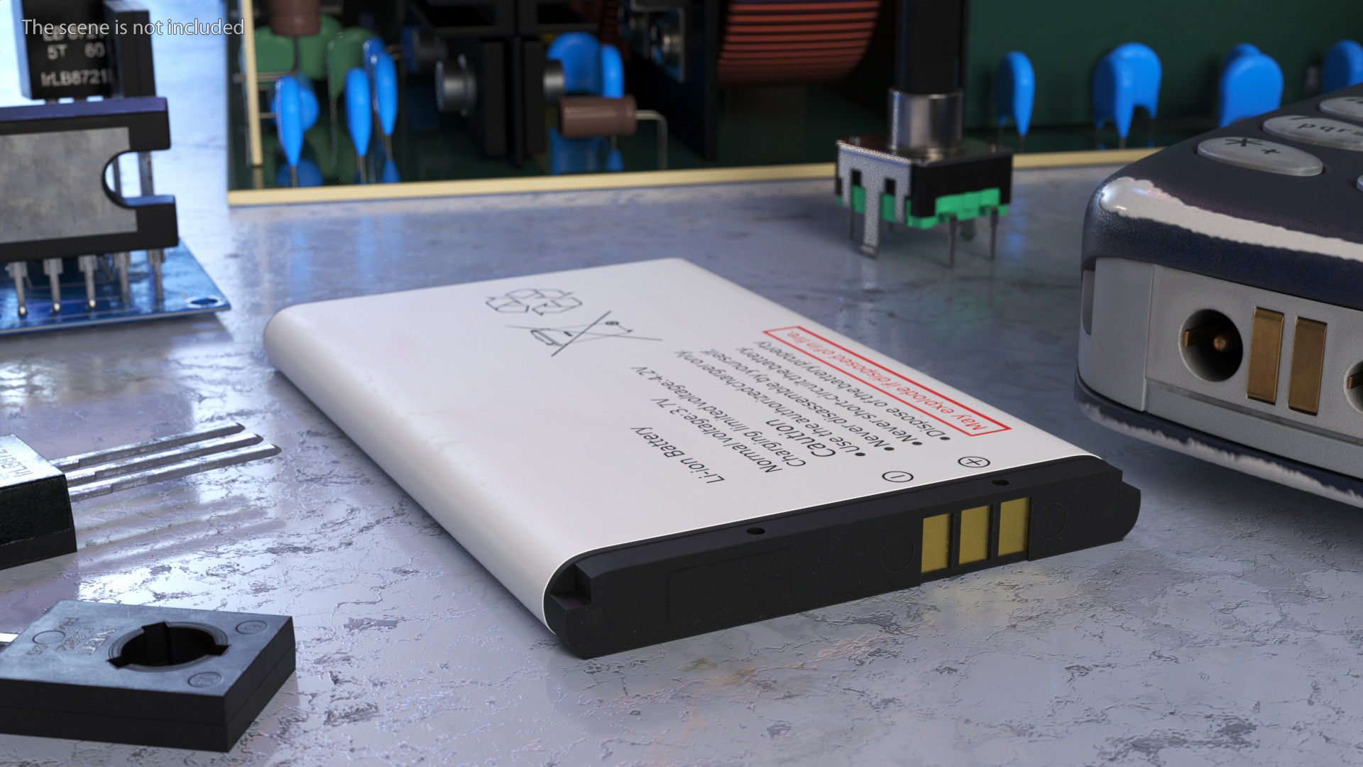 3D Lithium Phone Battery