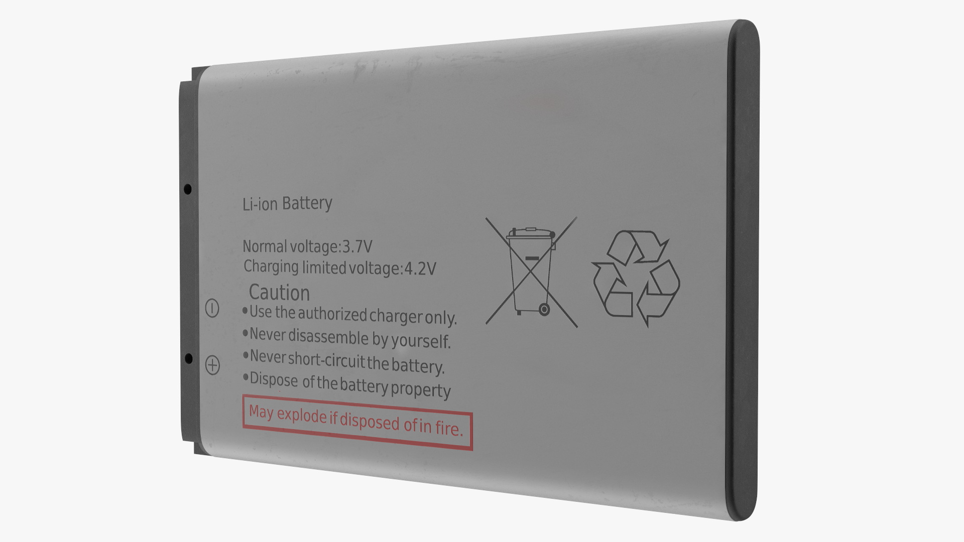 3D Lithium Phone Battery