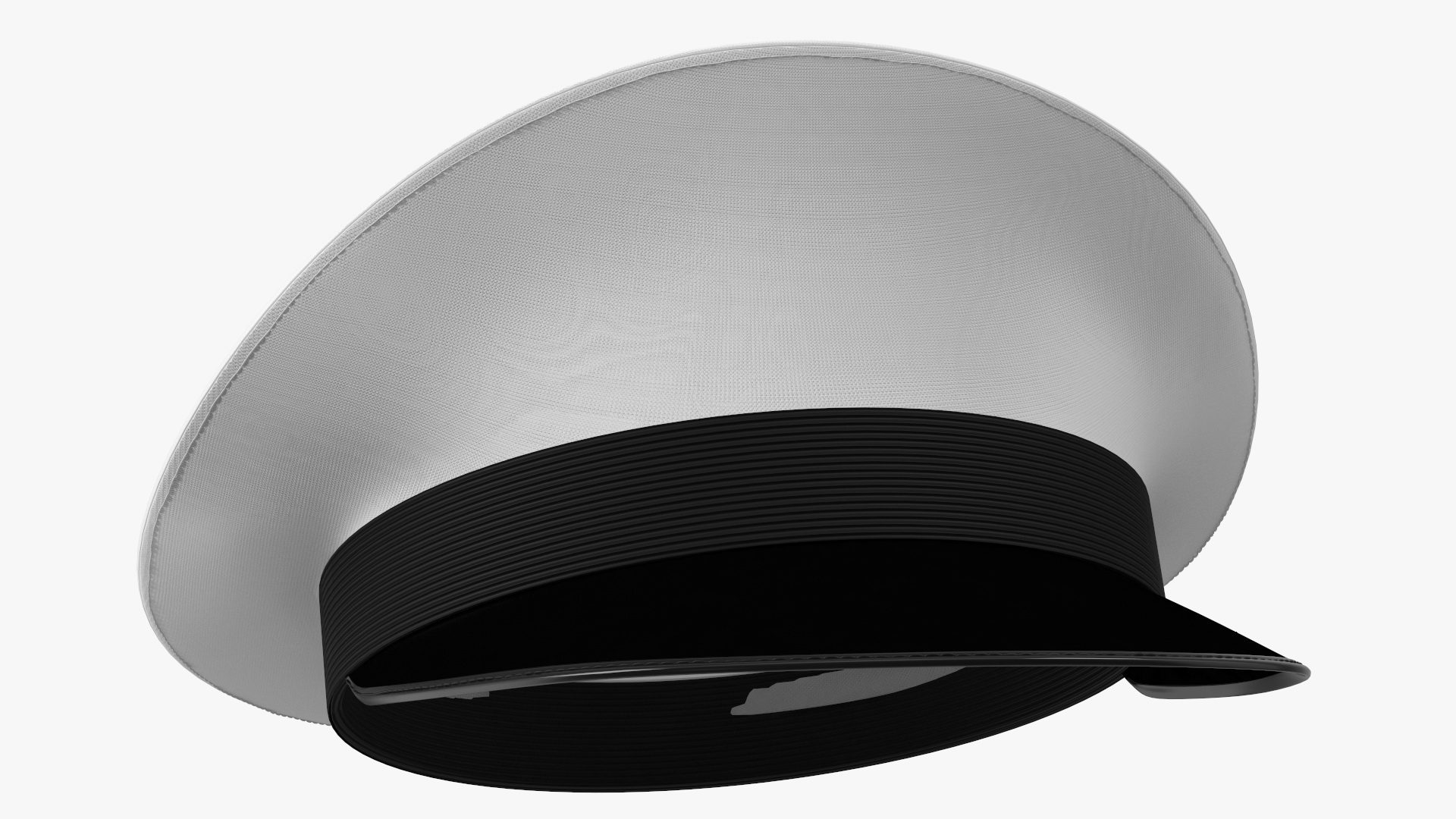 3D Navy Commander Hat model