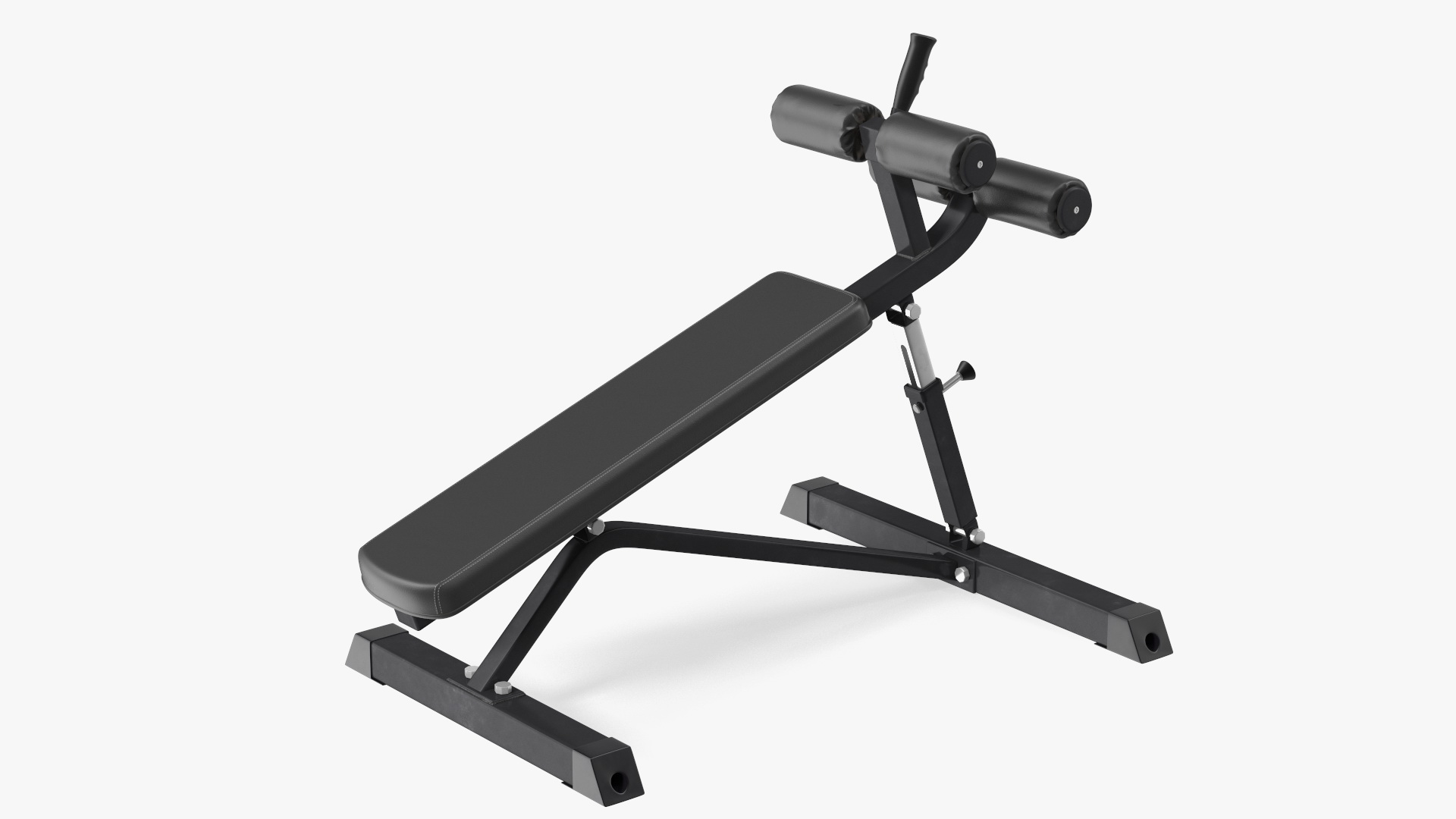 3D Crunch Bench Black model