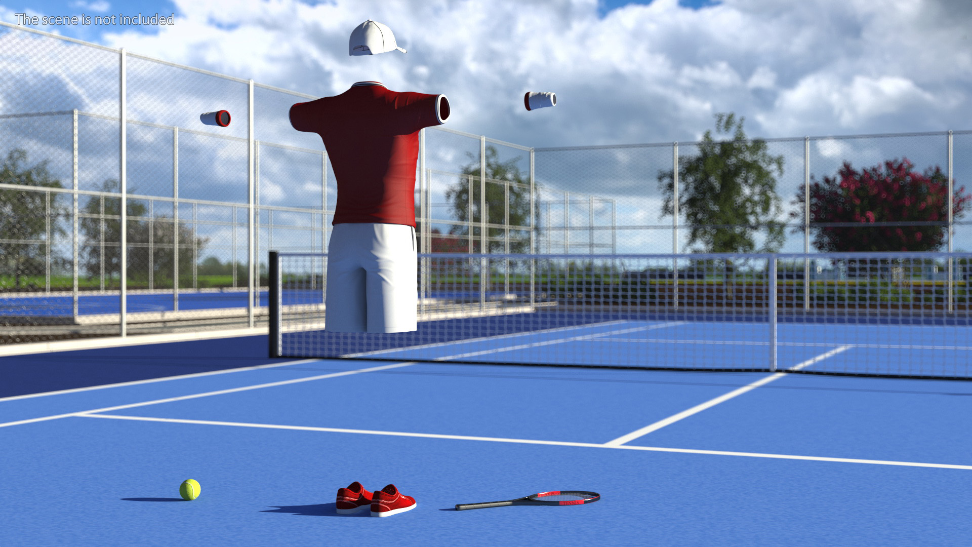 Tennis Sport Outfit for Men 3D