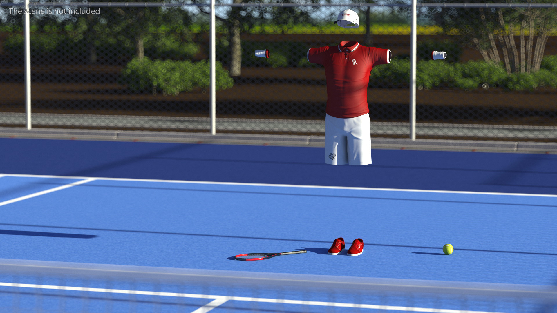 Tennis Sport Outfit for Men 3D