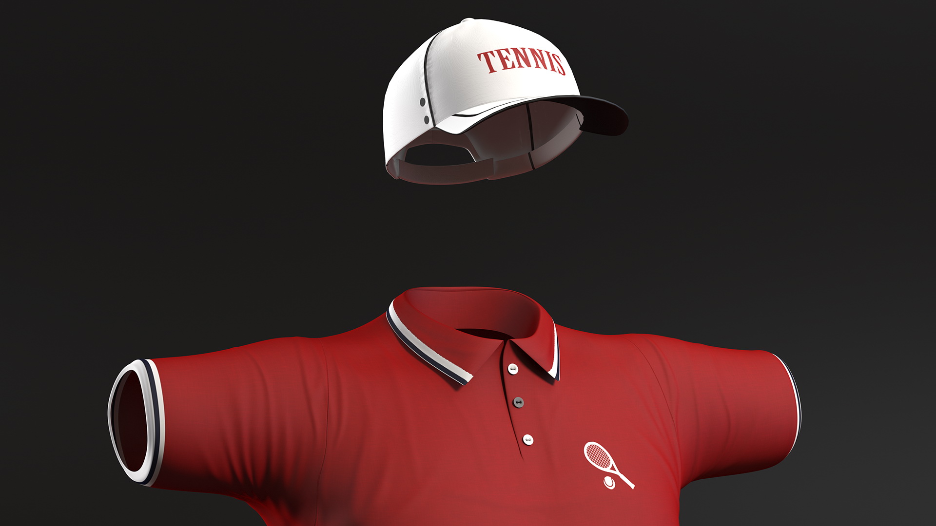 Tennis Sport Outfit for Men 3D
