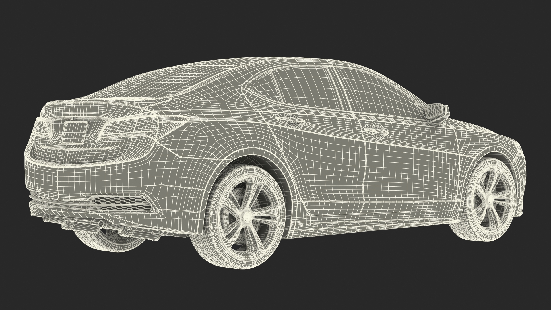 Sport Sedan Generic 3D model