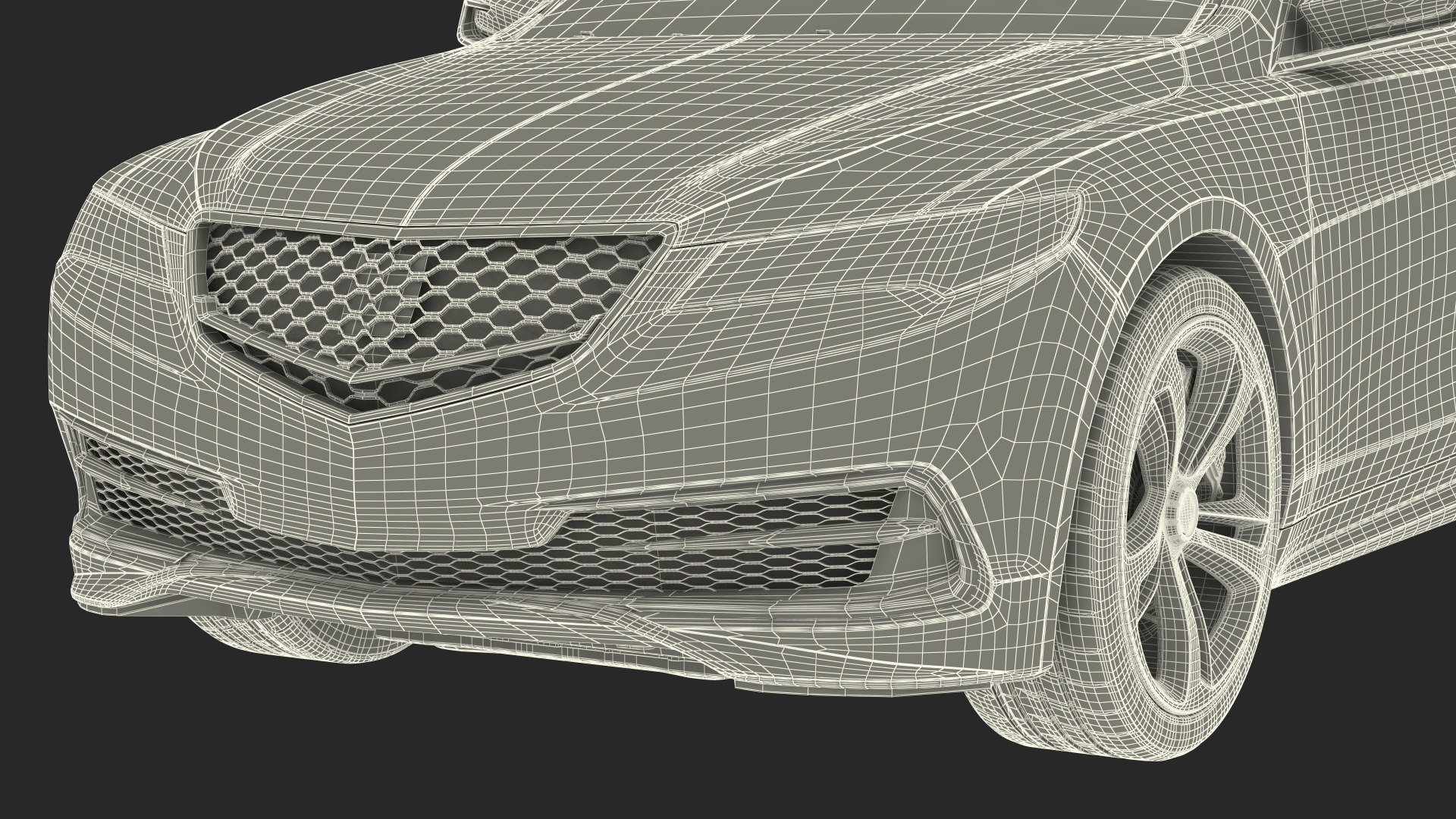 Sport Sedan Generic 3D model