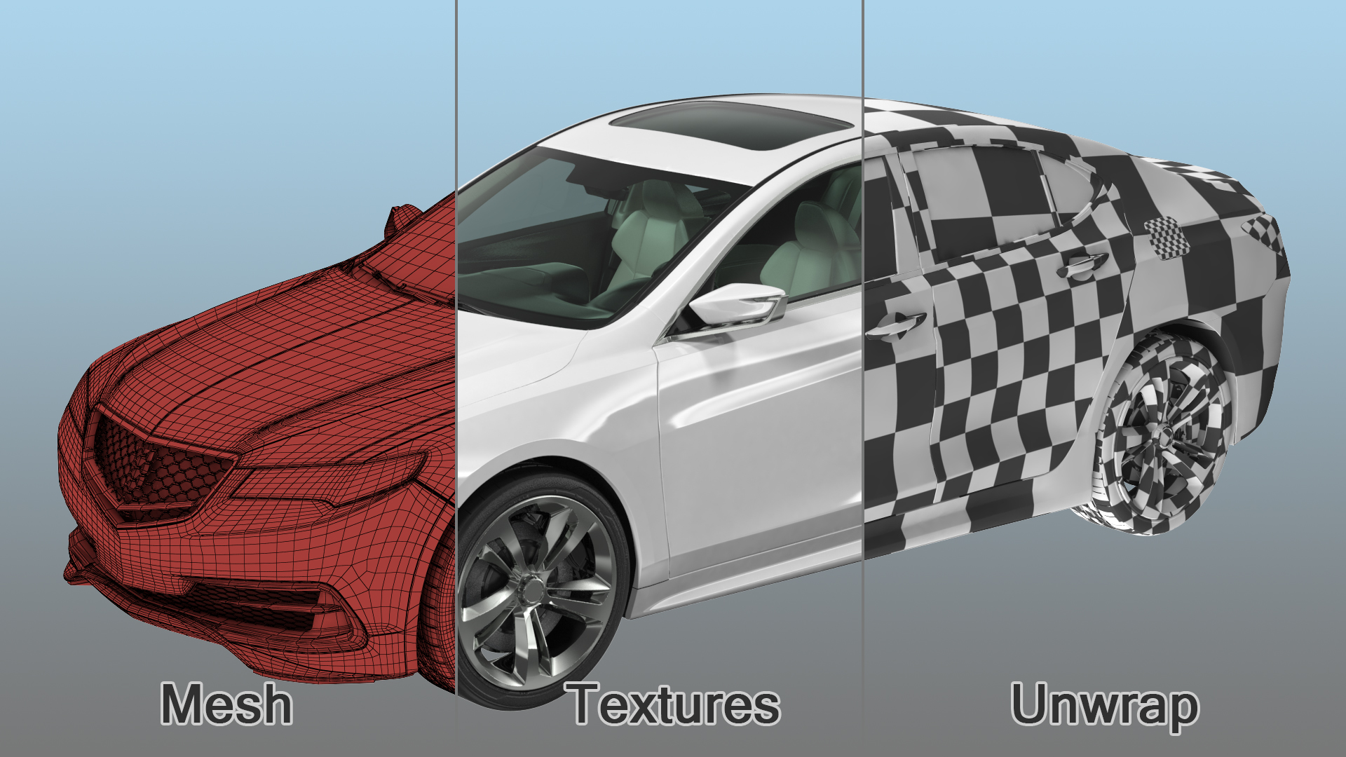Sport Sedan Generic 3D model