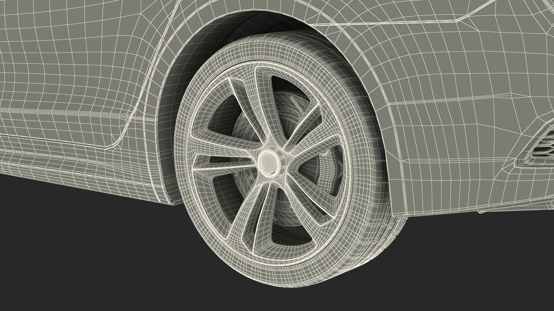 Sport Sedan Generic 3D model