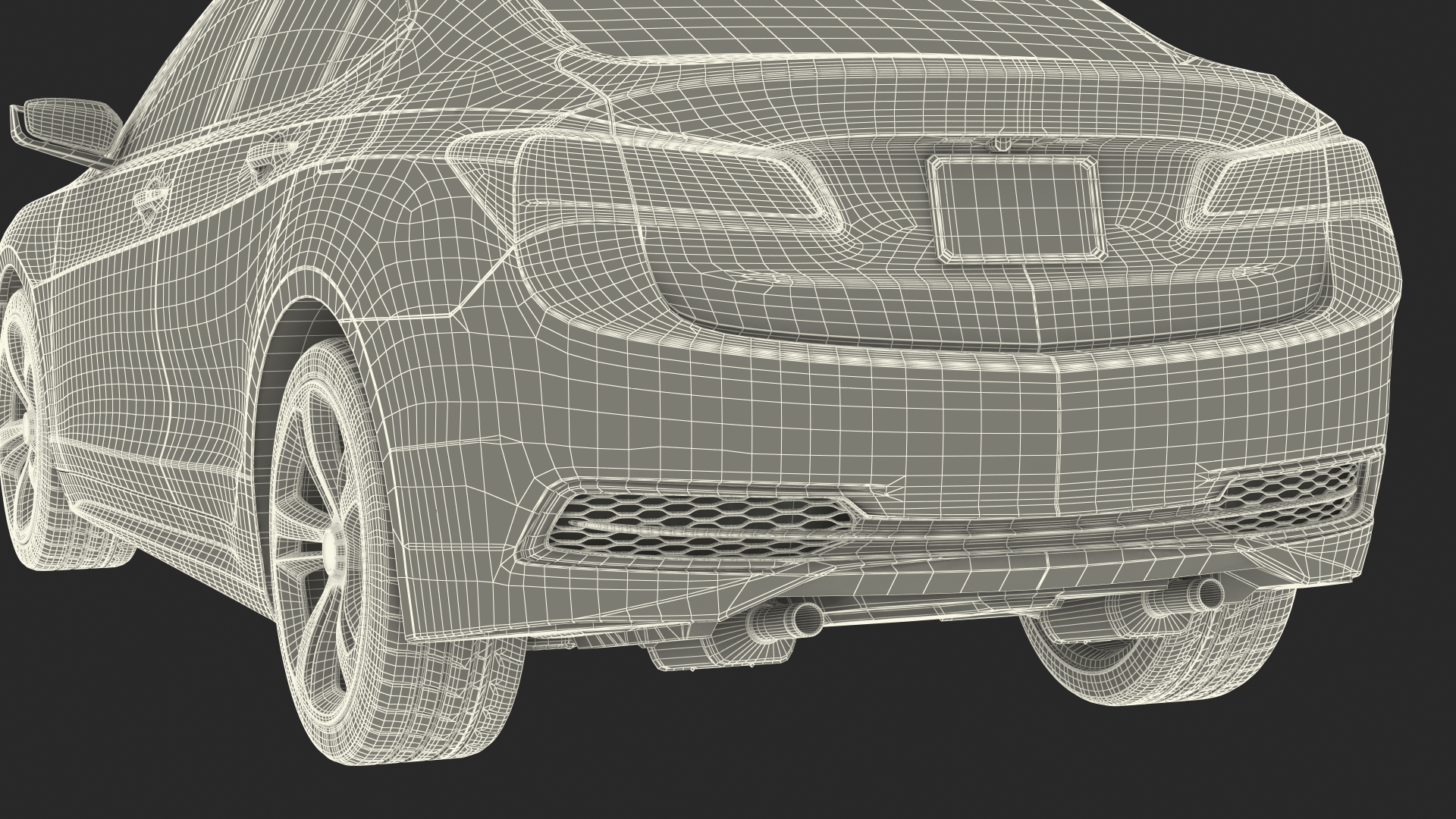 Sport Sedan Generic 3D model