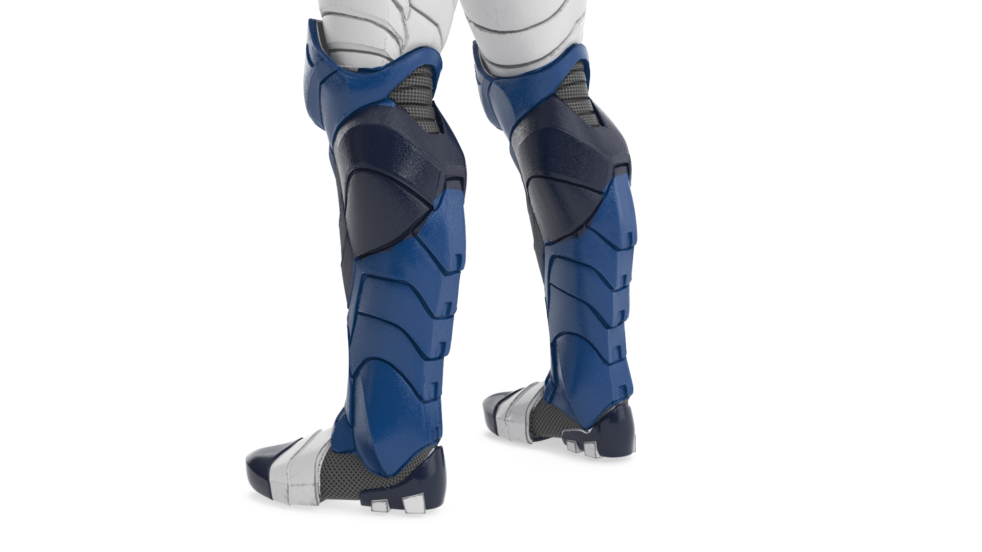 Sci Fi Cop with Robotic Dog 3D