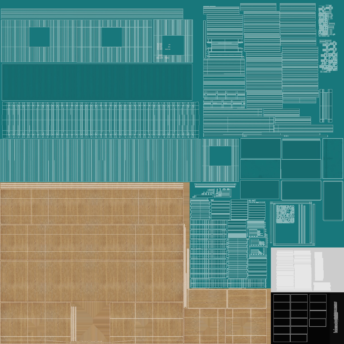 Green Container Office with Wide Door 3D