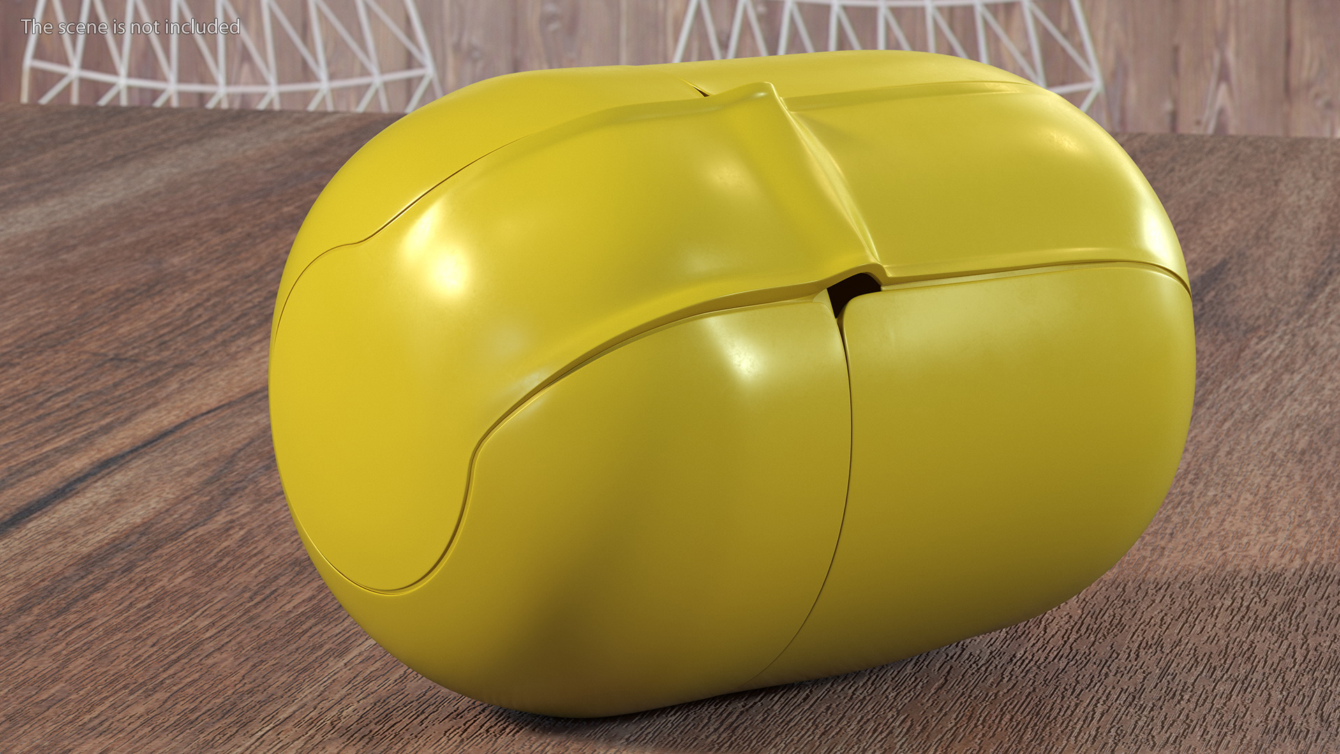 3D Closed Light Kinder Egg Plastic Container