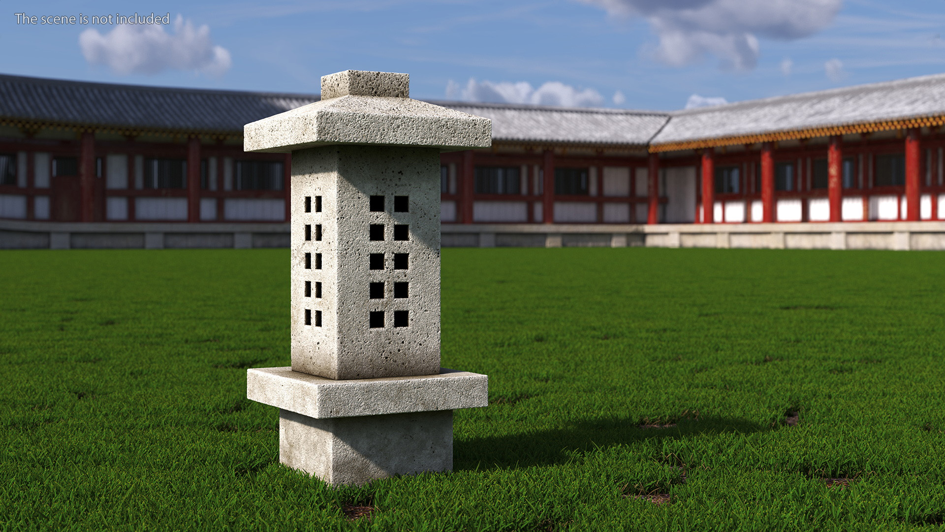 3D model Stone Garden Lantern