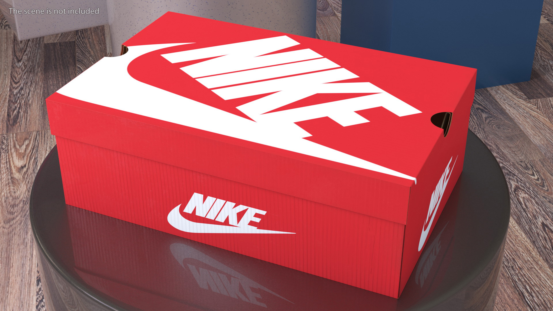 Nike Carton Shoe Box Closed 3D
