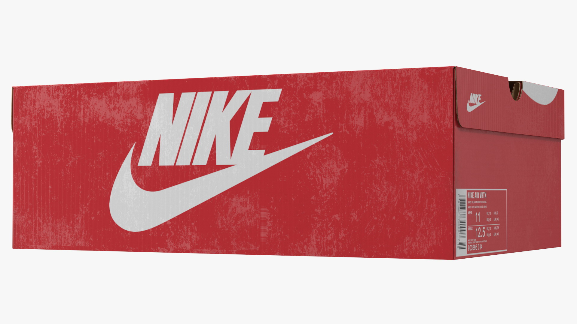 Nike Carton Shoe Box Closed 3D