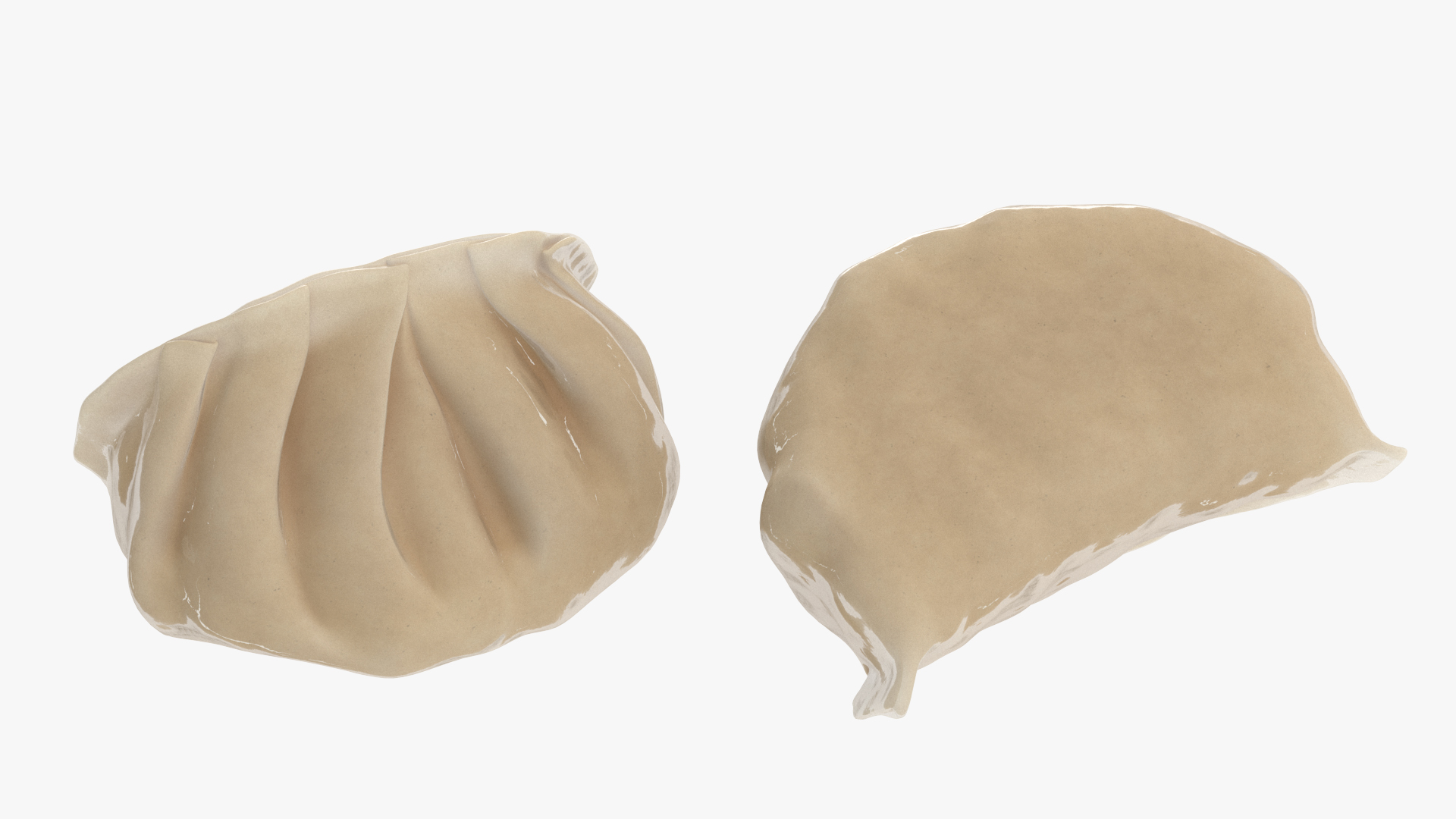 3D Chinese Dumpling Cooked model