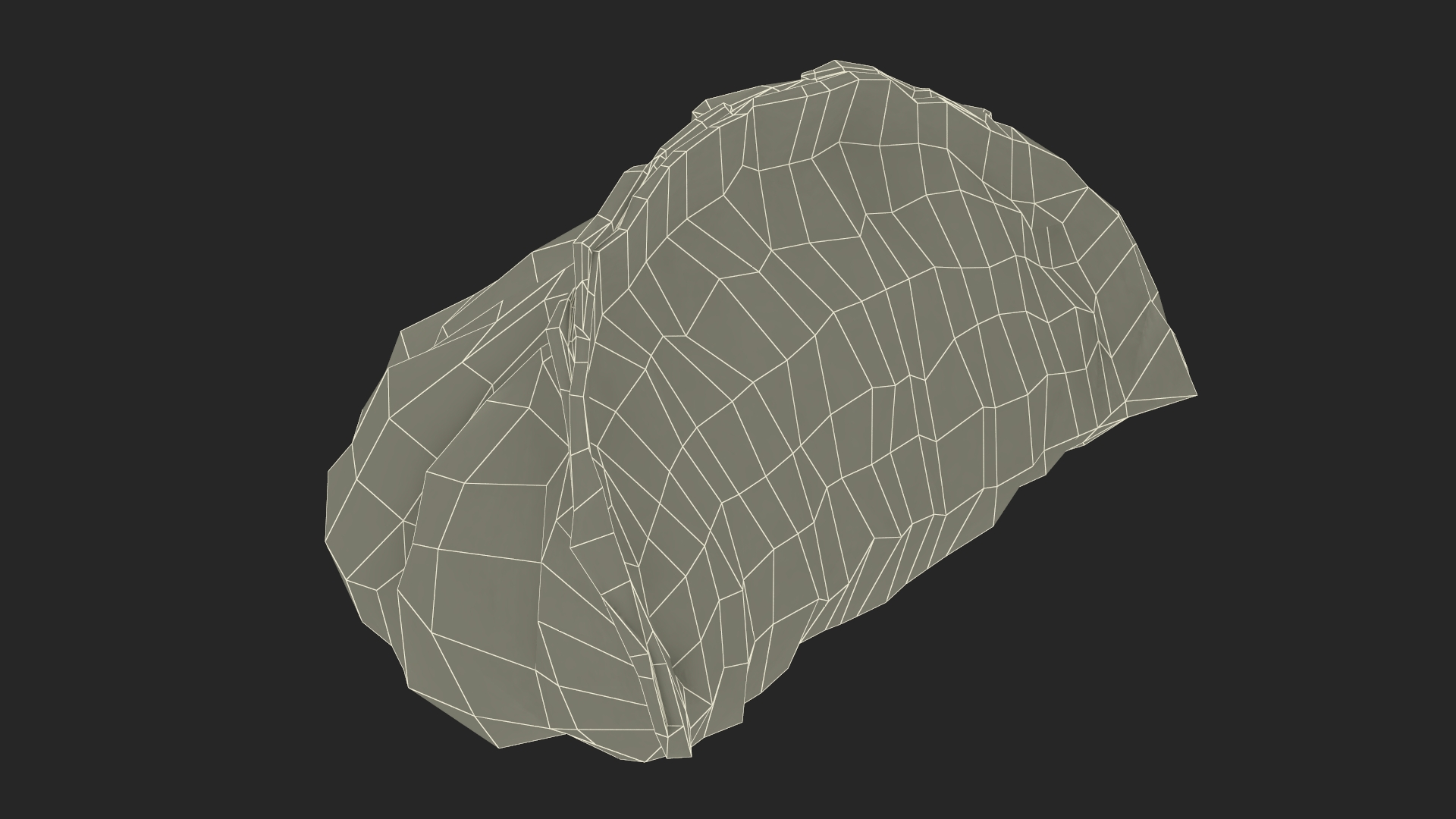 3D Chinese Dumpling Cooked model