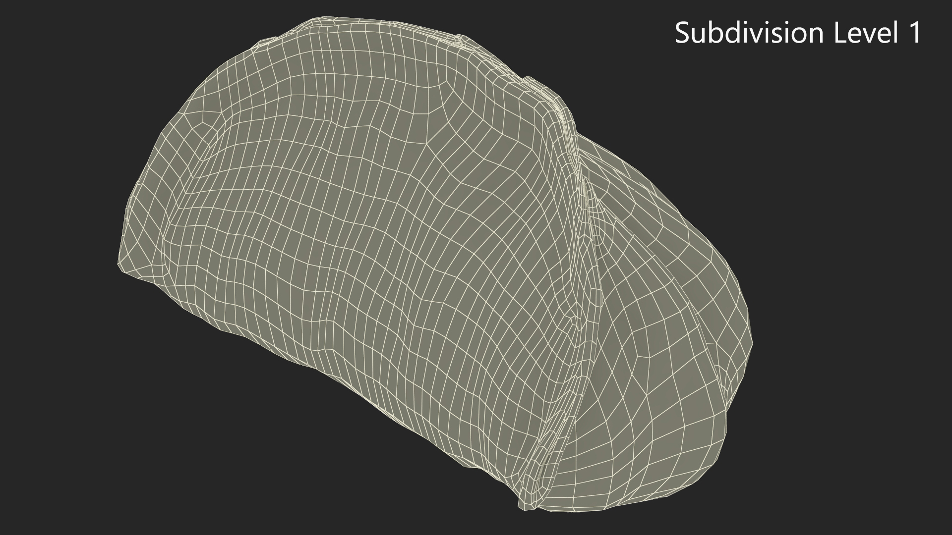 3D Chinese Dumpling Cooked model