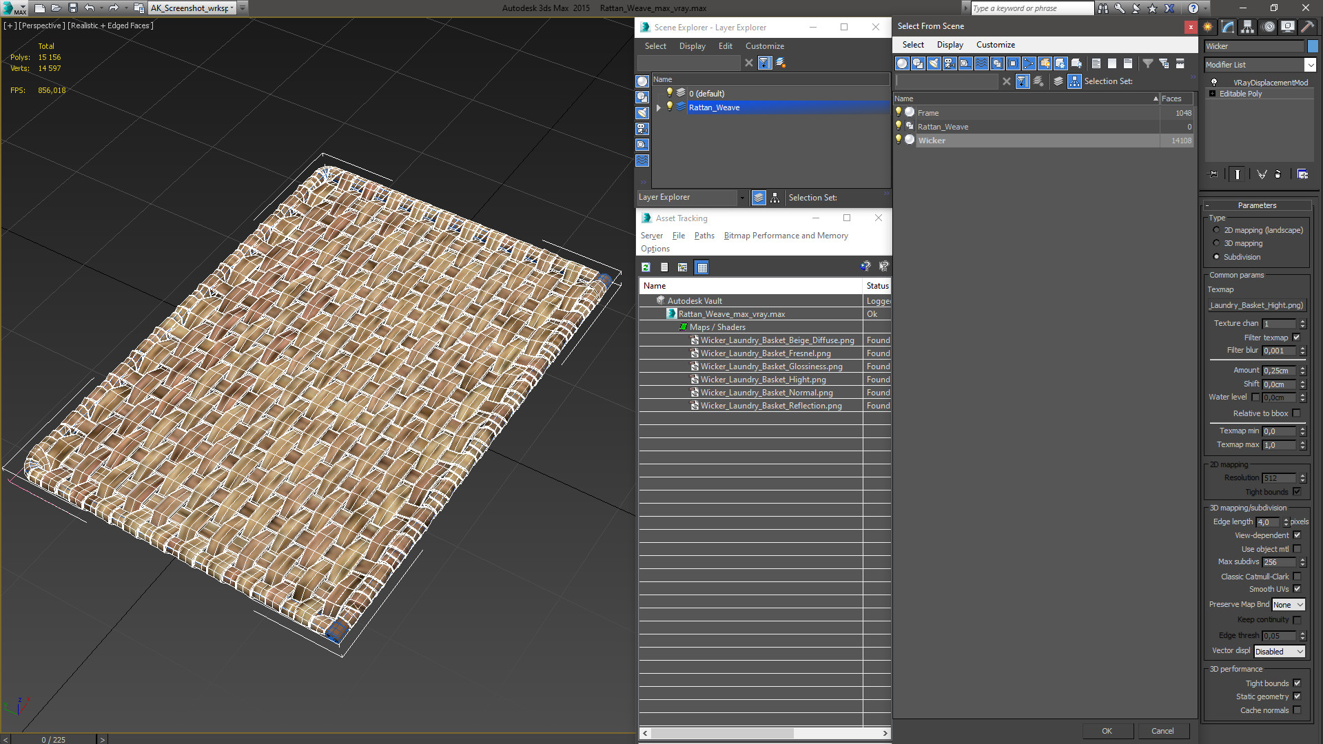 Rattan Weave 3D