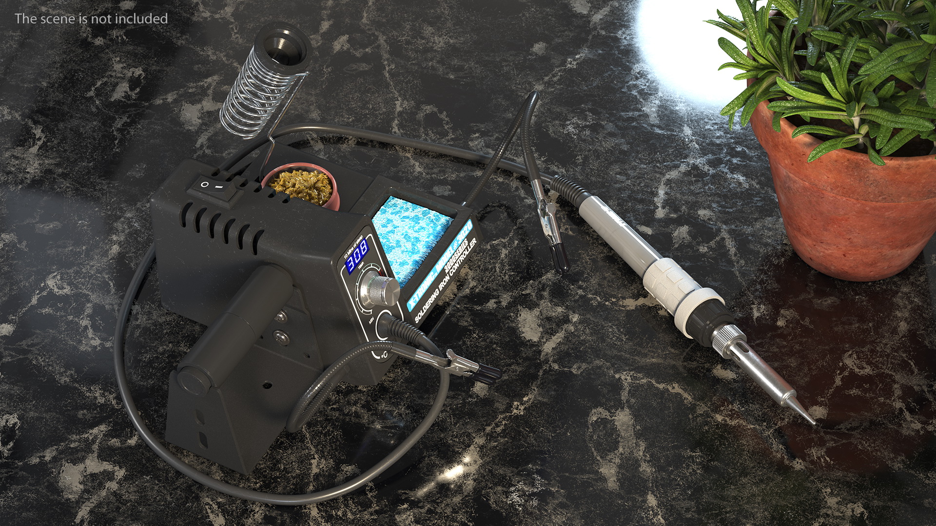 X Tronic Model 3020 XTS Digital Soldering Station 3D model