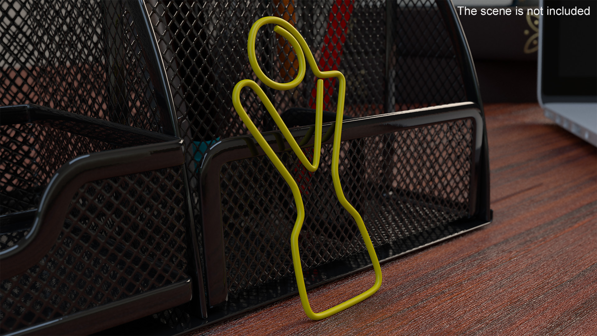 Slingshot Shaped Paper Clip 3D