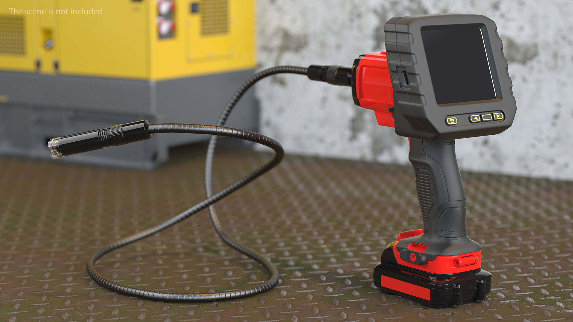 Inspection Camera Generic Rigged 3D