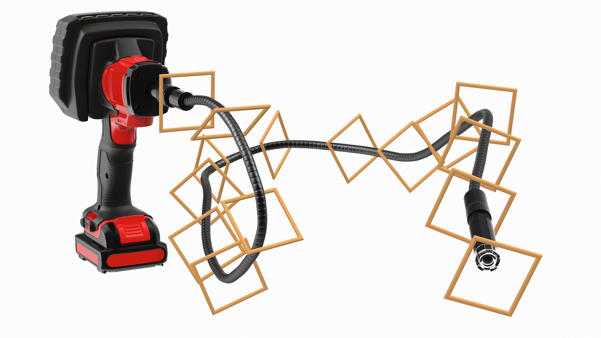 Inspection Camera Generic Rigged 3D