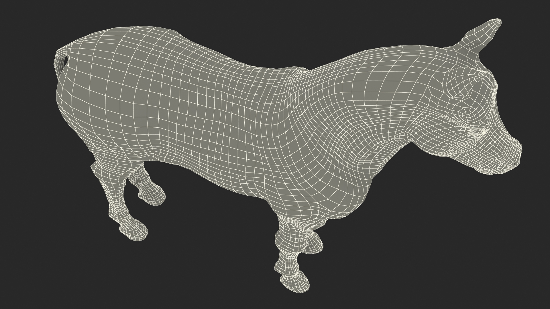 Realistic Shetland Pony Fur Rigged 3D model