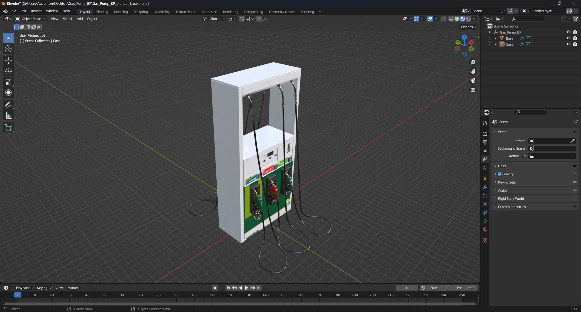 3D Gas Pump BP