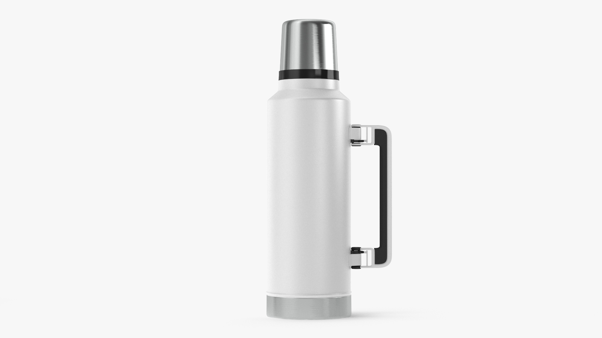 3D model Stainless Steel Vacuum Bottle White